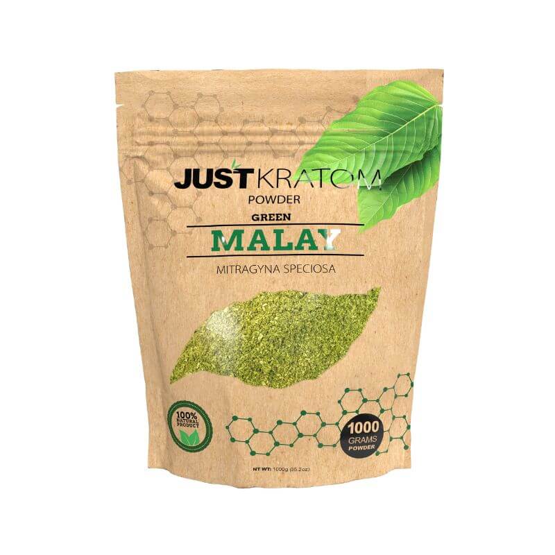 Just Kratom Powder - 1kg - Green Malay