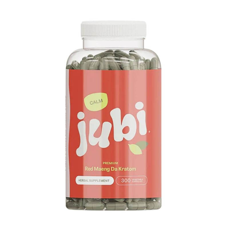 Jubi Calm Red Maeng Da Kratom Capsules