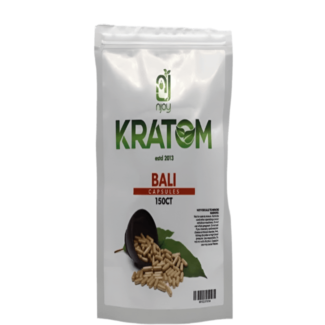 NJoy Kratom Capsules - 150ct - Bali