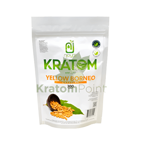 NJoy Kratom Capsules - 20ct - Borneo Yellow Vein