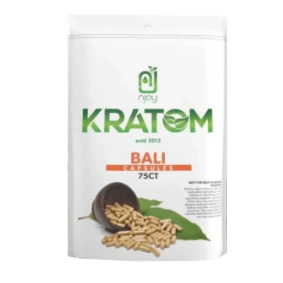 NJoy Kratom Capsules - 75ct - Bali