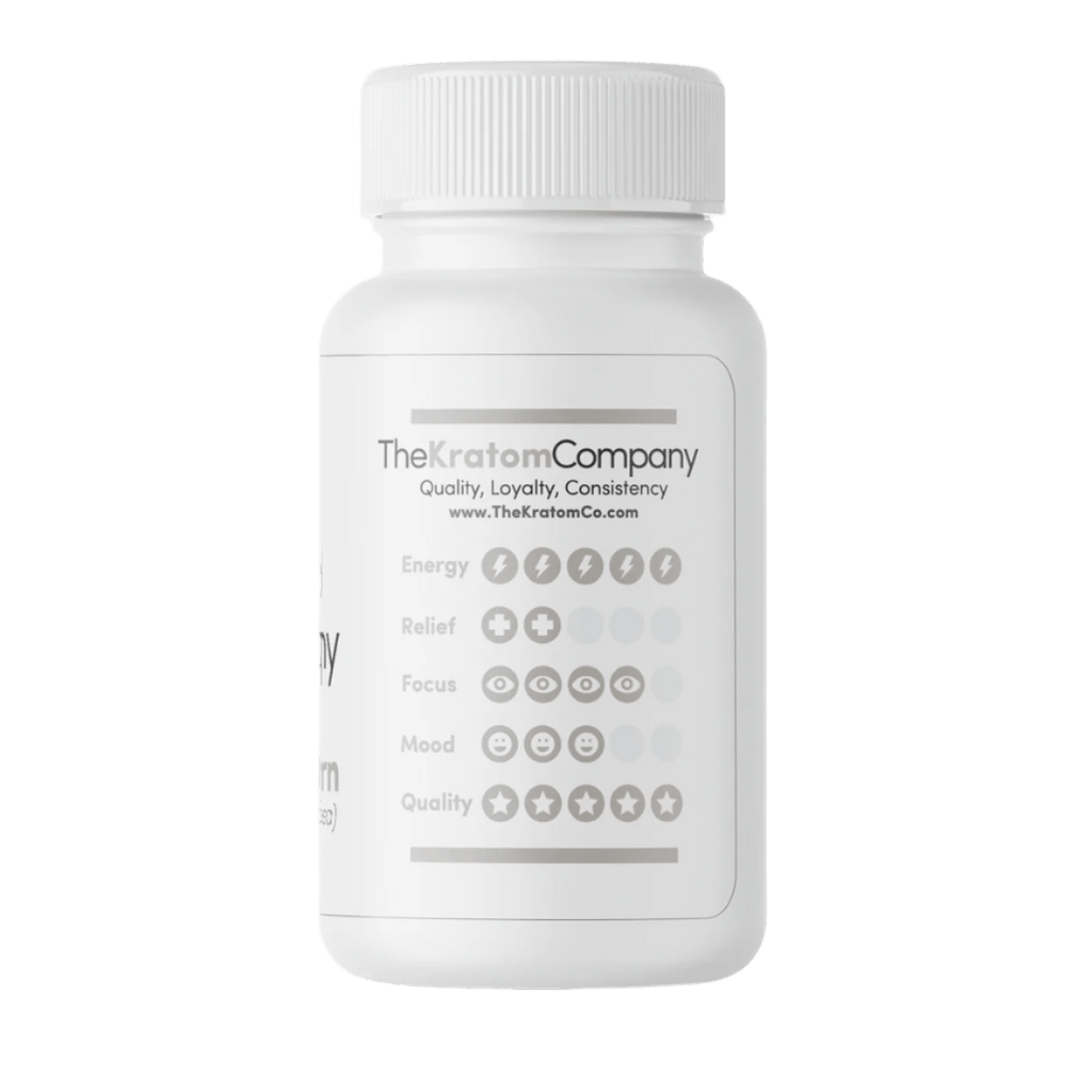 The Kratom Company Kratom Capsules 150ct - White Horn Vein product information image