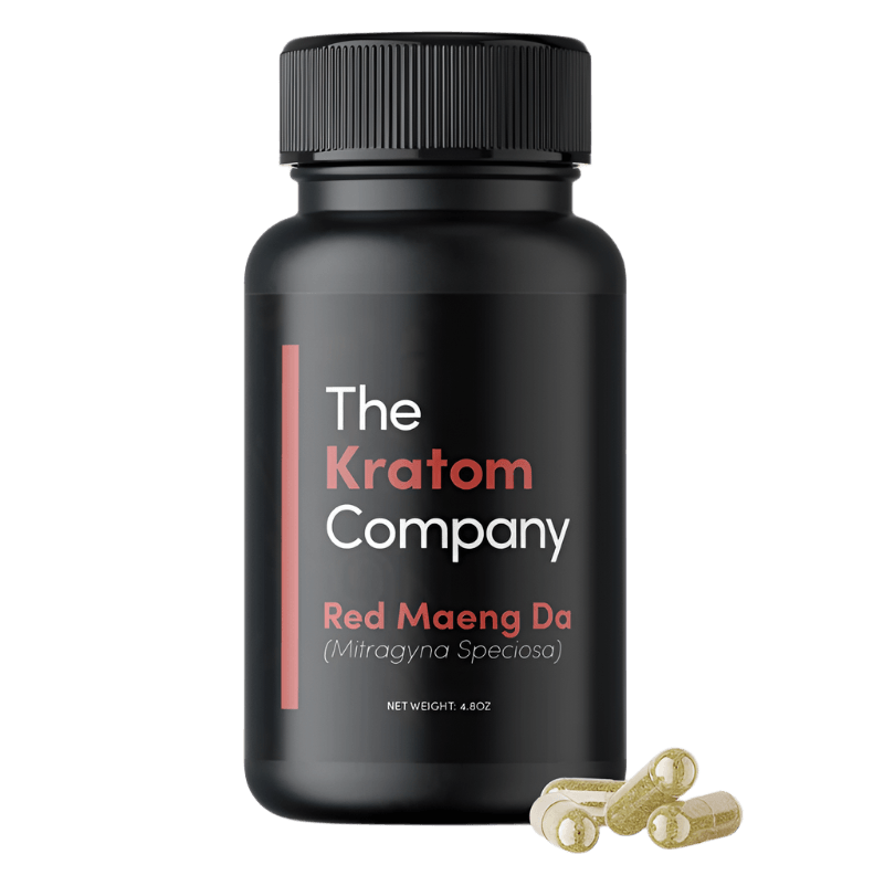 The Kratom Company Kratom Capsules 150ct 500mg Per Capsule - Maeng Da Red Vein