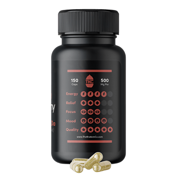 The Kratom Company Kratom Capsules 150ct - Maeng Da Red Vein product information image