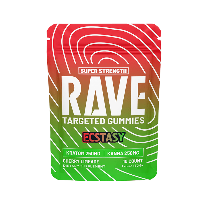 Rave Targeted Kratom Extract Gummies
