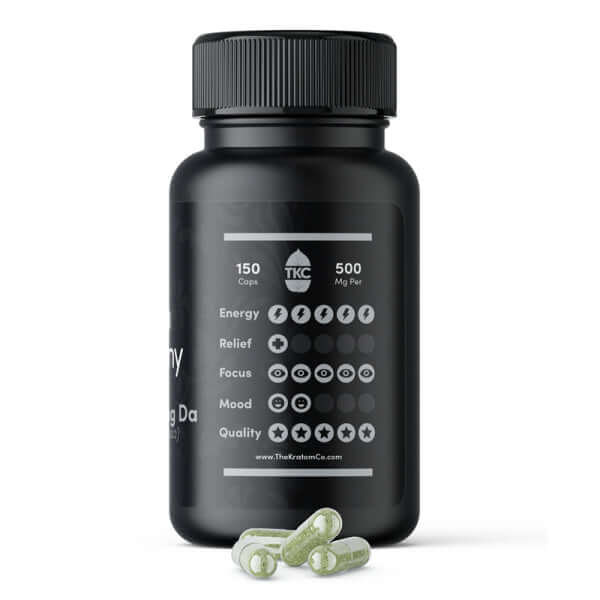 The Kratom Company Kratom Capsules 75ct - Maeng Da White Vein product information image