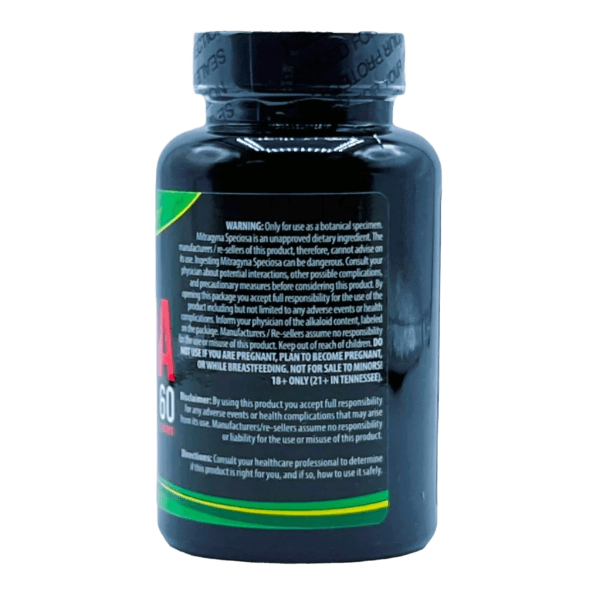 Kratom Kaps Capsules 100ct - Maeng Da Green Vein - Additional Package View 1