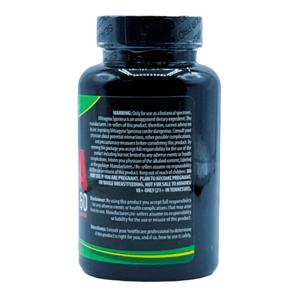 Kratom Kaps Capsules 100ct - Malay Green Vein - Additional Package View 1
