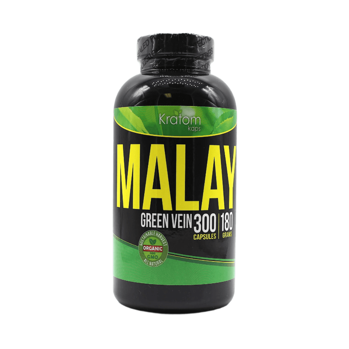 Kratom Kaps Capsules 300ct - Malay Green Vein