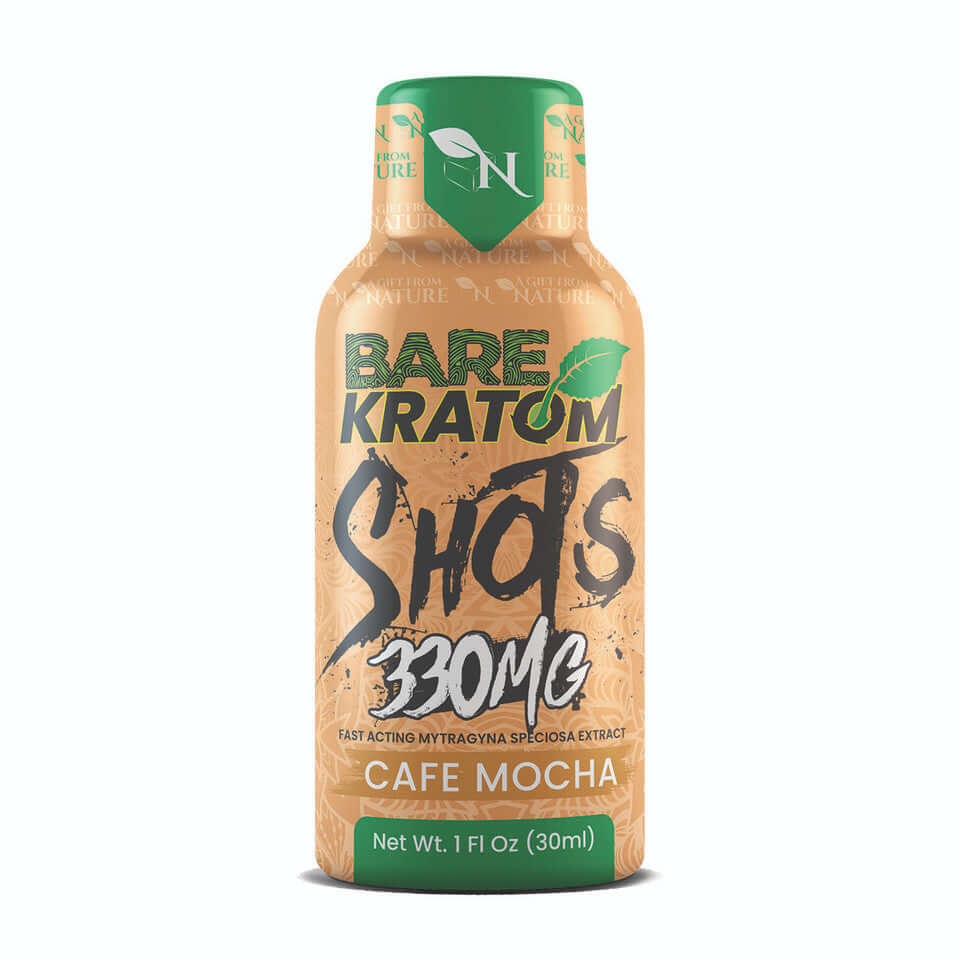 Bare Kratom Shot 30ml 330mg - Cafe Mocha
