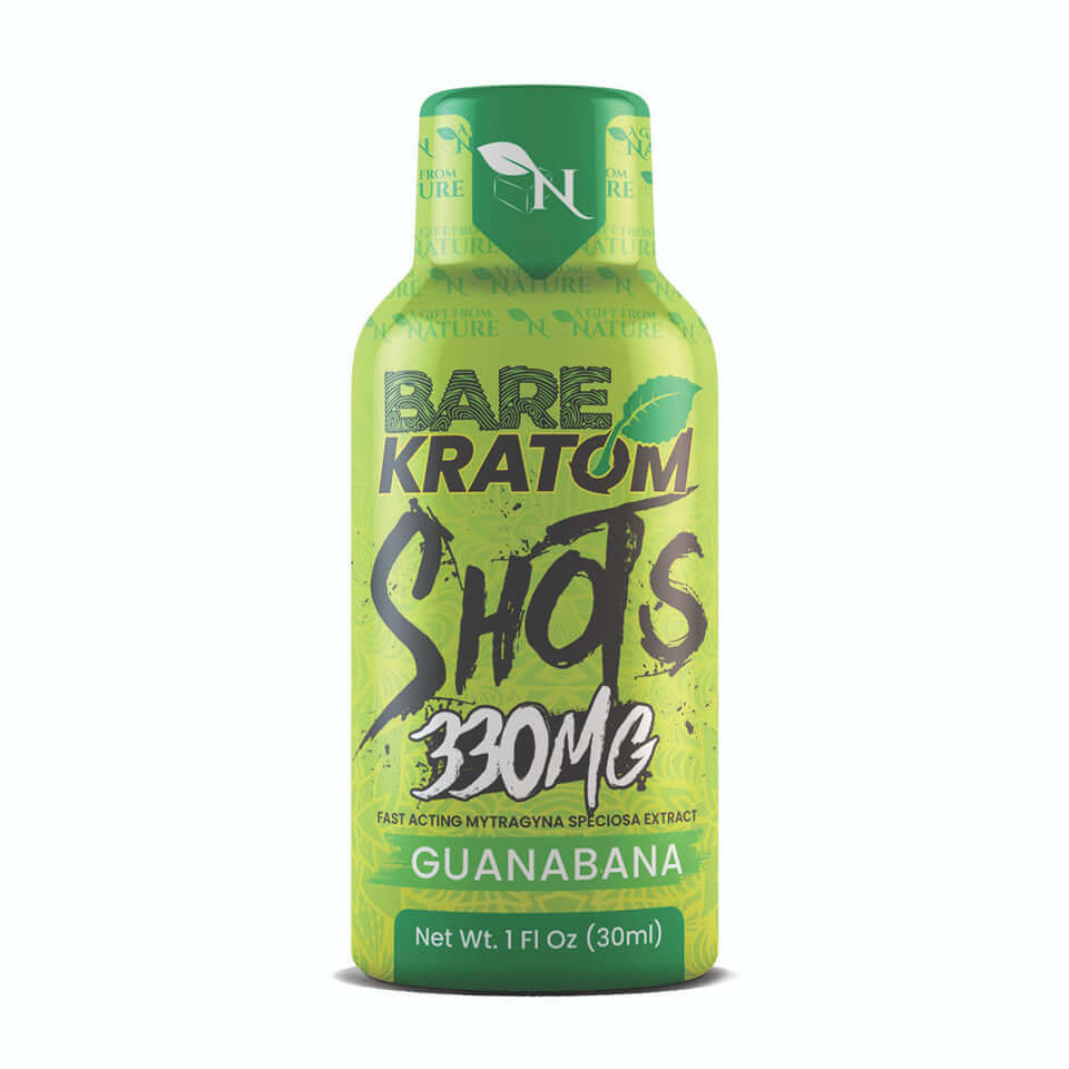 Bare Kratom Shot 30ml 330mg - Guanabana