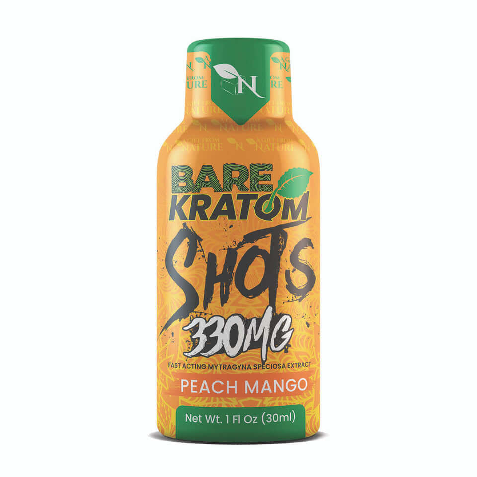 Bare Kratom Shot 30ml 330mg - Peach Mango
