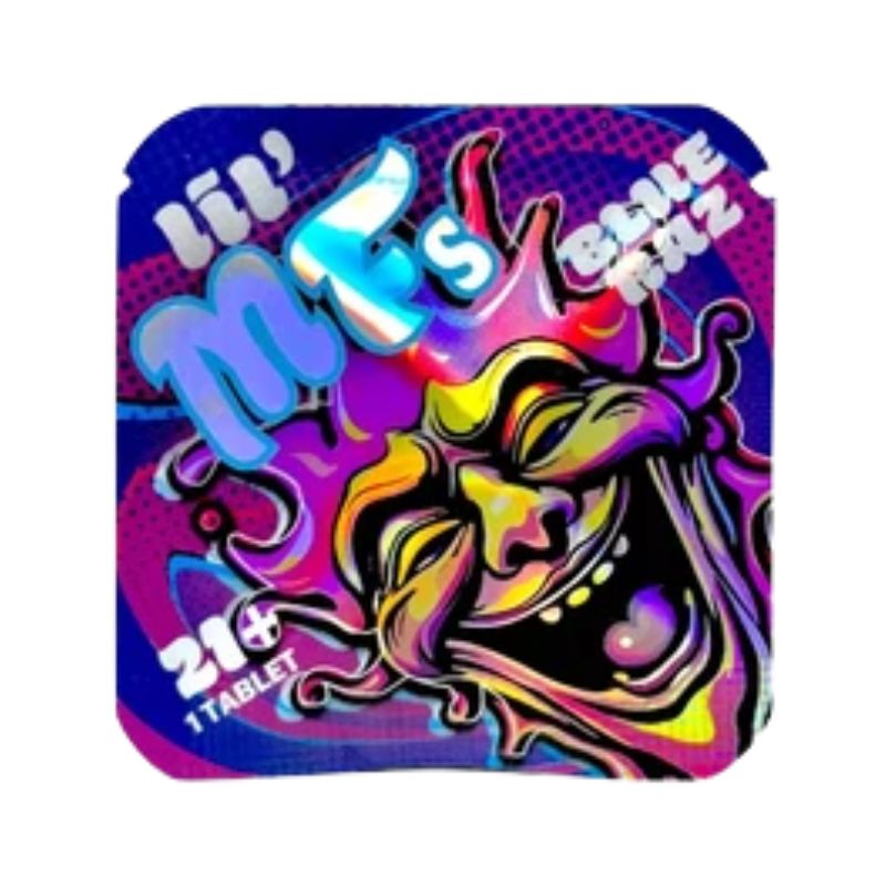 Lil MF's Mushroom Tablets - 1ct - Blue Razz