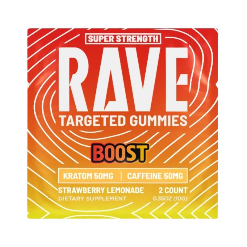 Rave Targeted Kratom Extract Gummies
