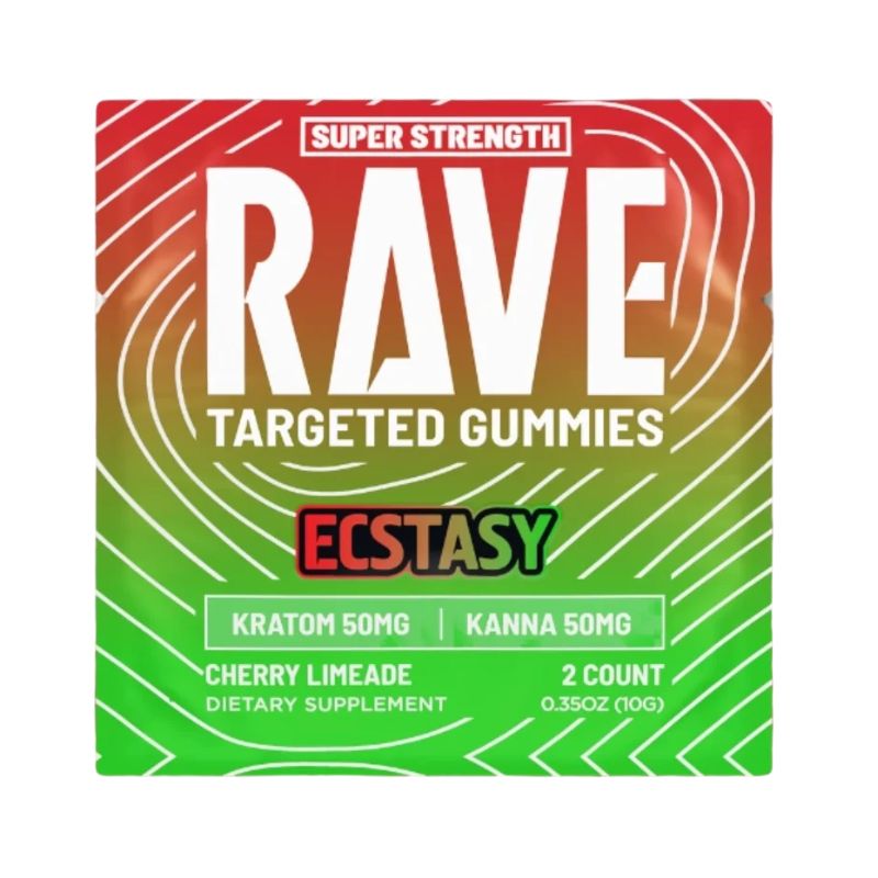 Rave Targeted Kratom Extract Gummies