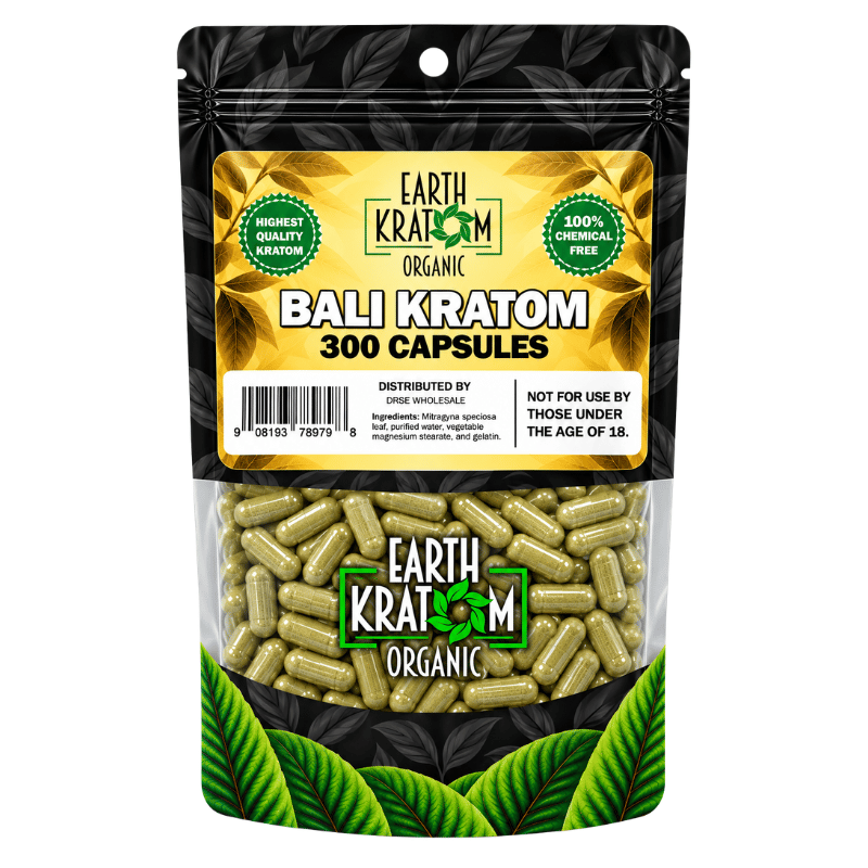 earth kratom capsules bali 300ct