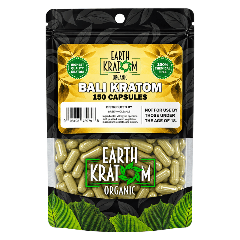 earth kratom capsules bali kratom 150 capsules