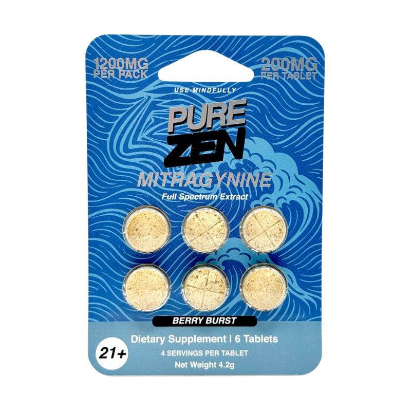 Pure zen mit full spectrum tablets  berry burst
