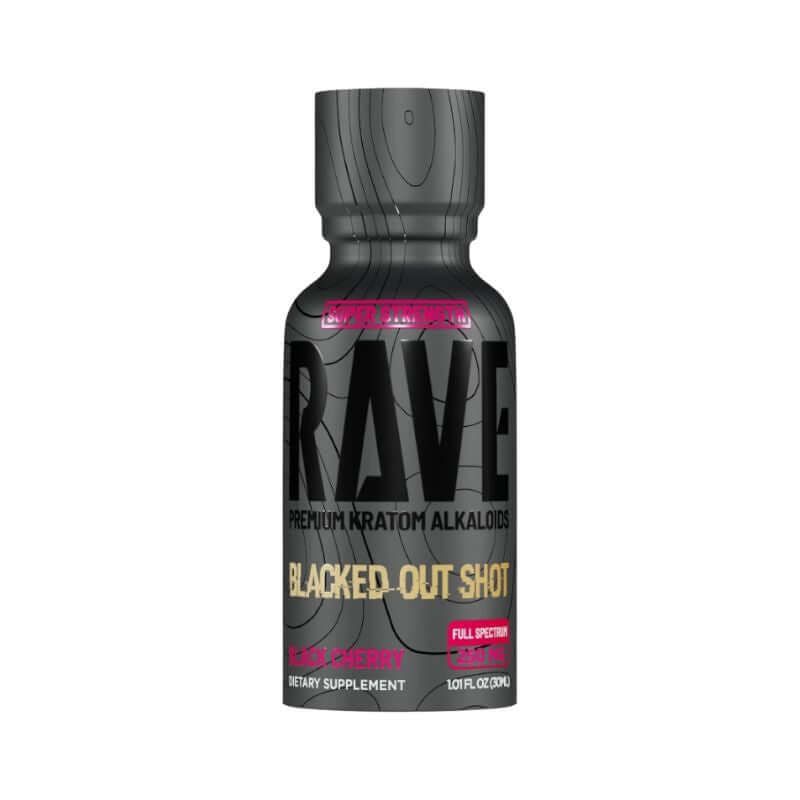 Rave Blacked out shot Black cherry
