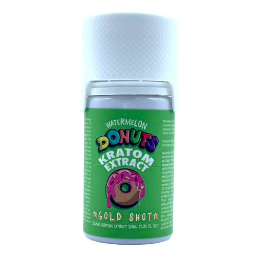 Donuts Gold Kratom Extract Shot 30ml 250mg - Watermelon