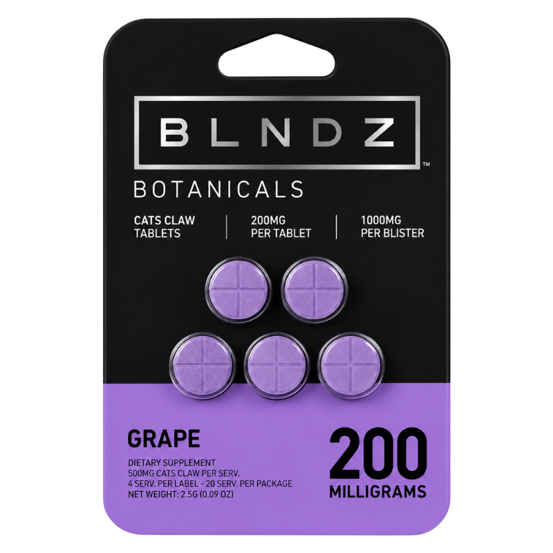 BLNDZ Botanicals Cat's Claw Chewable Tablets