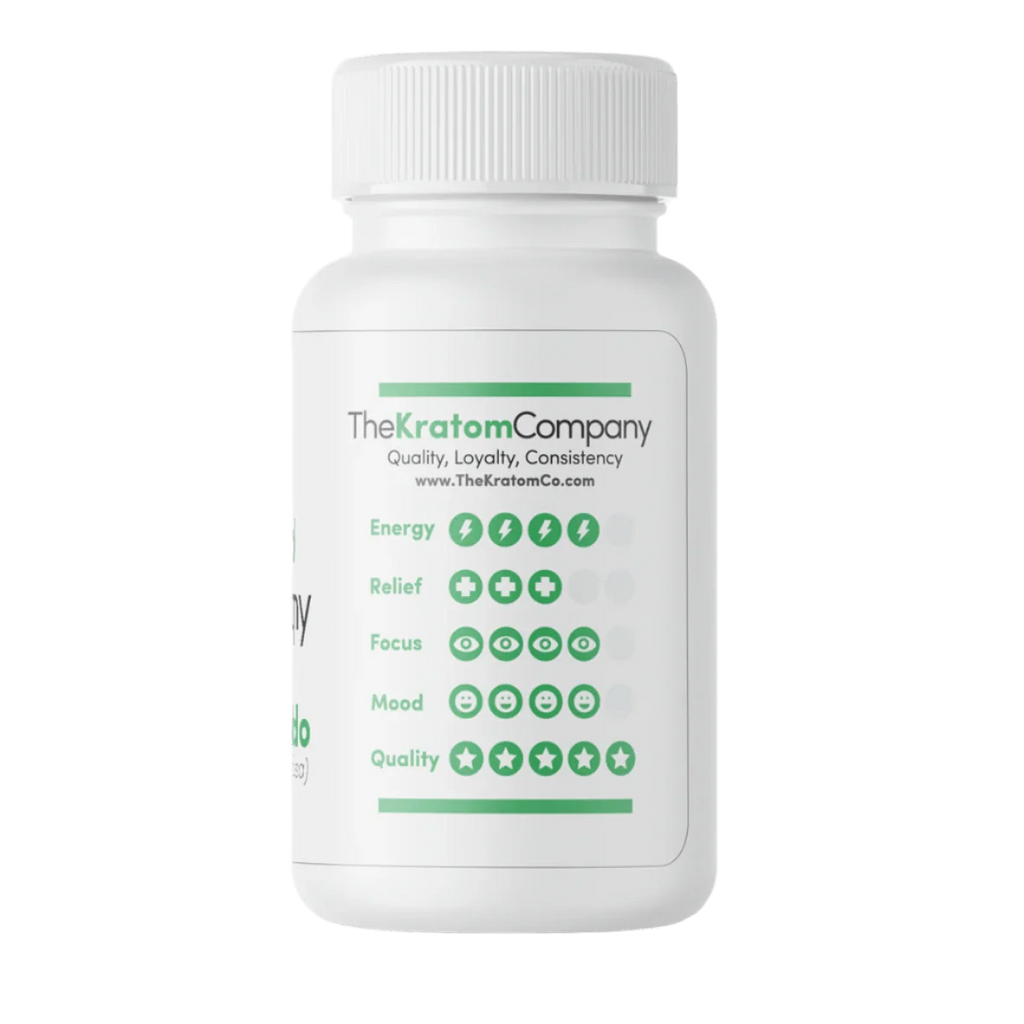 The Kratom Company Kratom Capsules 75ct - Indo Green Vein product information image