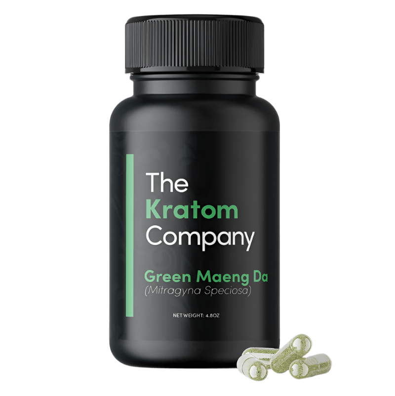 The Kratom Company Kratom Capsules 500ct 500mg Per Capsule - Maeng Da Green Vein