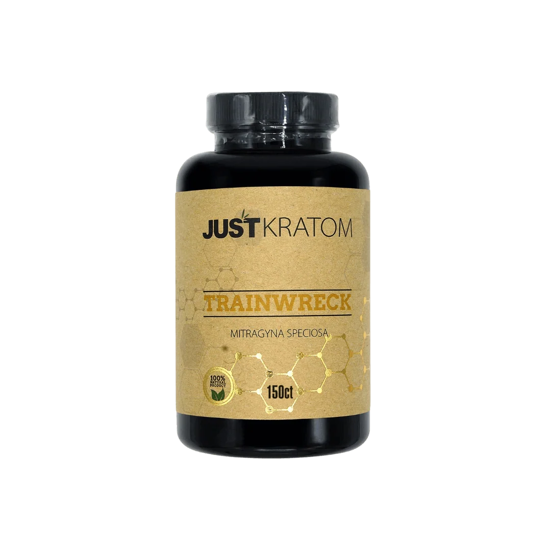 Just Kratom Capsules - 150 Count - Trainwreck