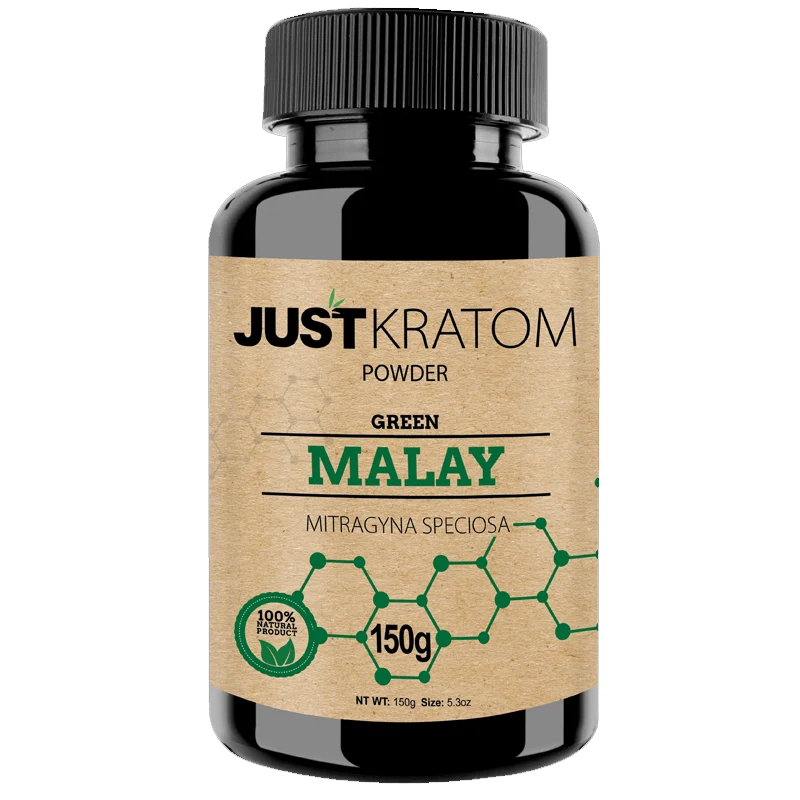 Just Kratom Capsules - 150 Count - Green Malay