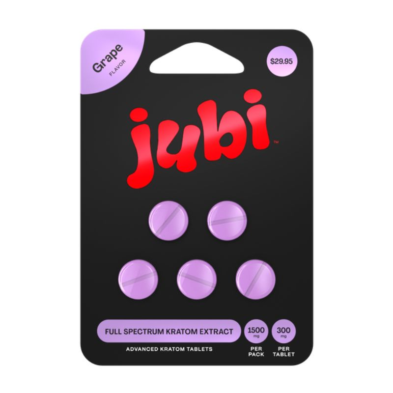 Jubi kratom extract full spectrum Grape 5ct
