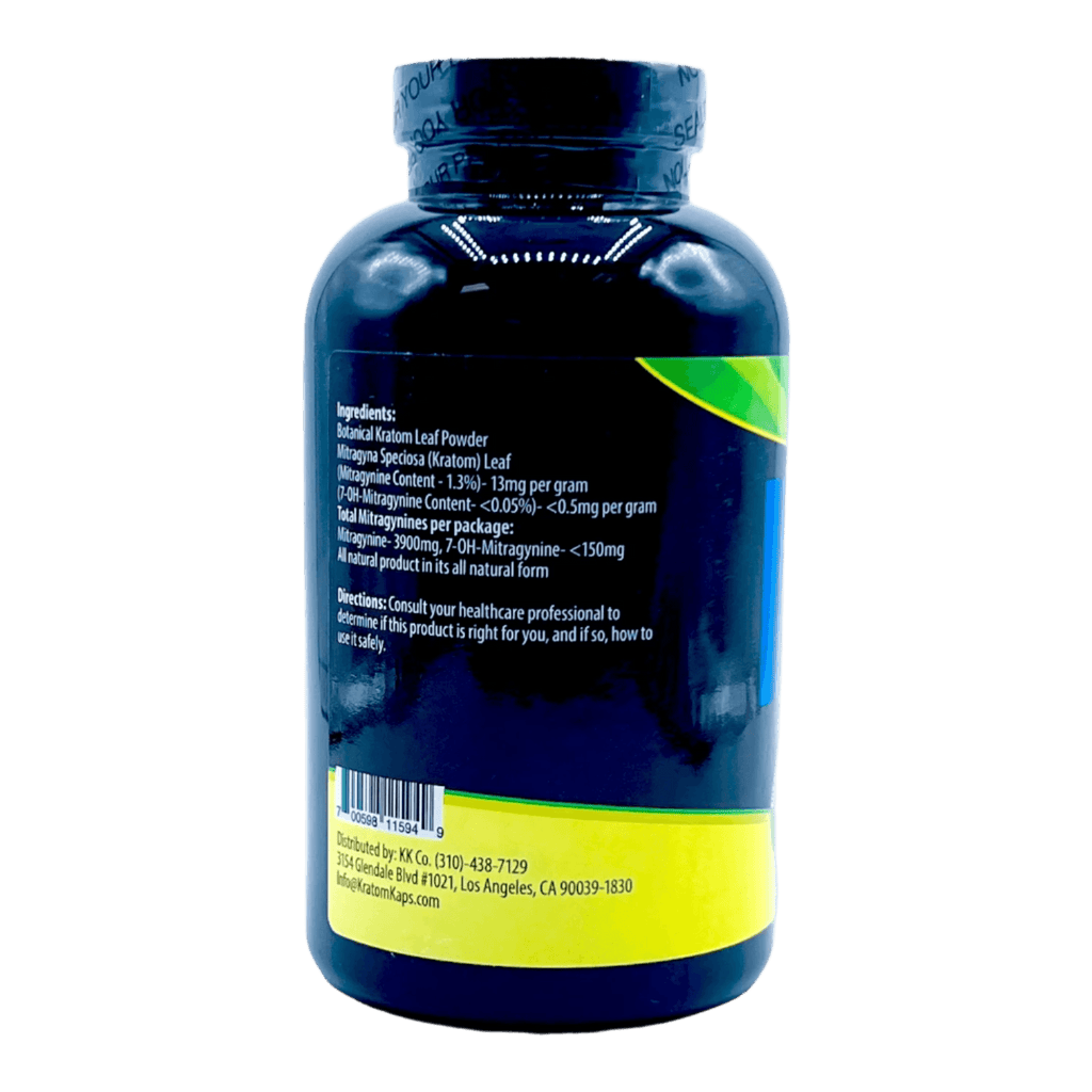 Kratom Kaps Powder 300g - Indo Green Vein - Additional Package View 2