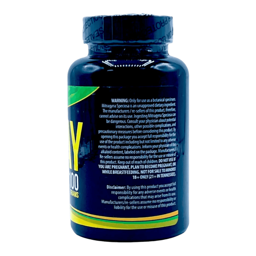 Kratom Kaps Powder 100g - Malay Green Vein - Additional Package View 1