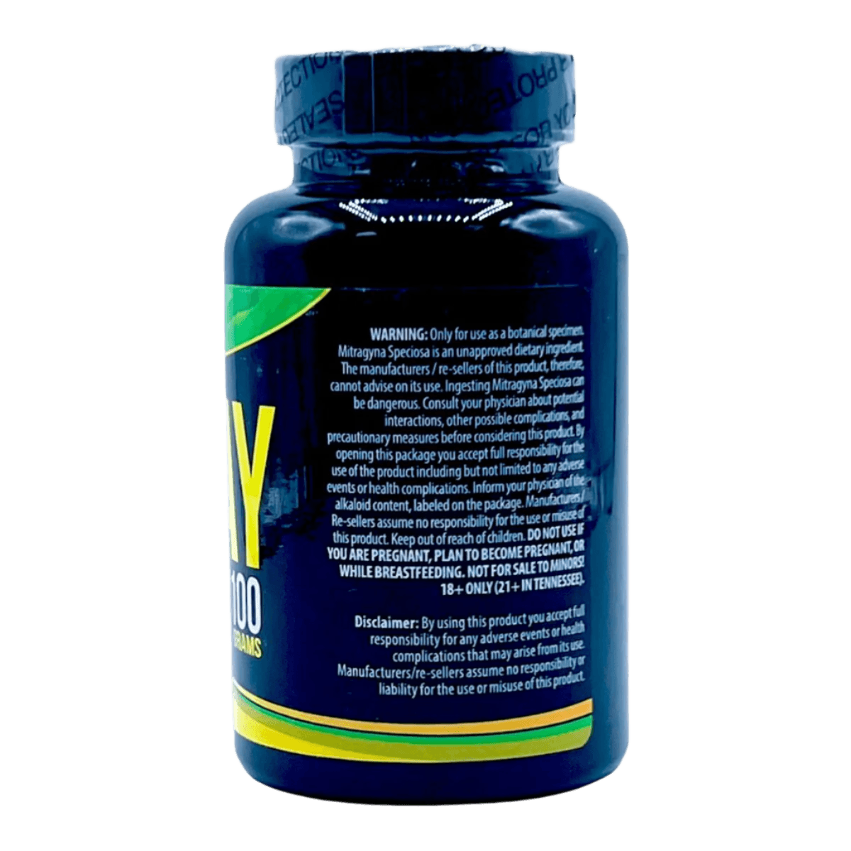 Kratom Kaps Powder 100g - Malay Green Vein - Additional Package View 1