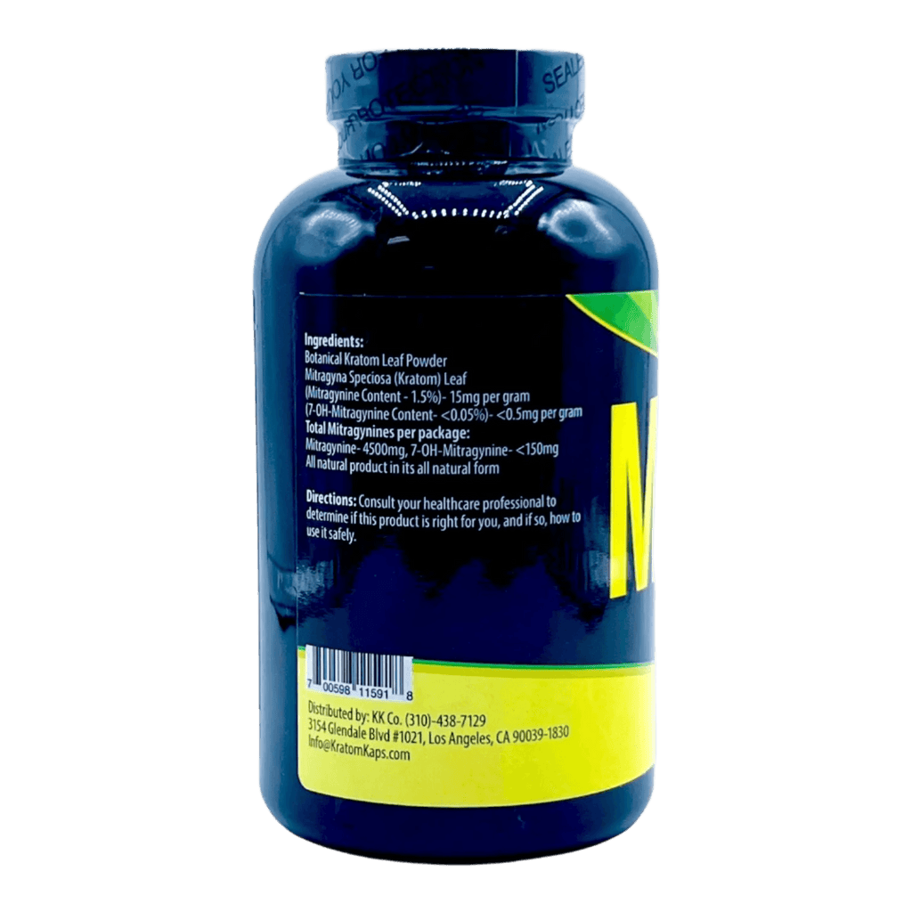 Kratom Kaps Powder 300g - Malay Green Vein - Additional Package View 1
