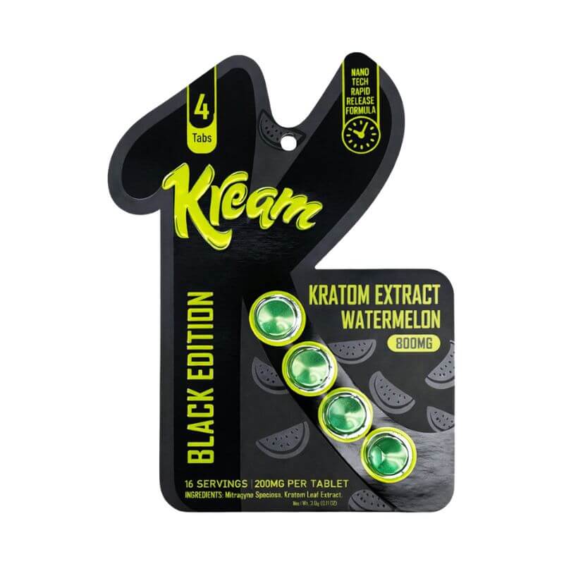 Kream Watermelon kratom extract tablets 200mg 4-count