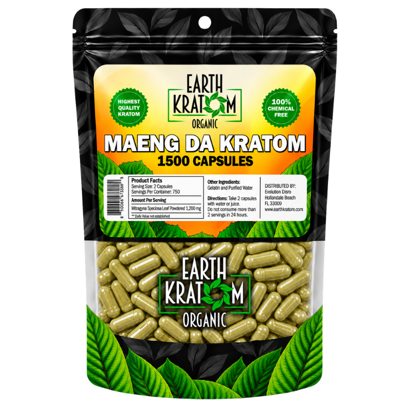 earth kratom capsules maeng da 1500ct