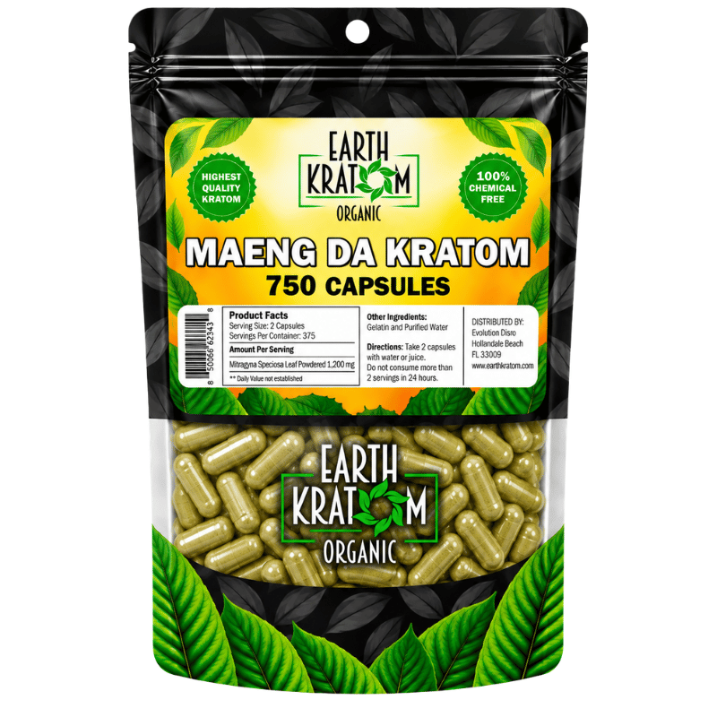 earth kratom capsules maeng da 750ct