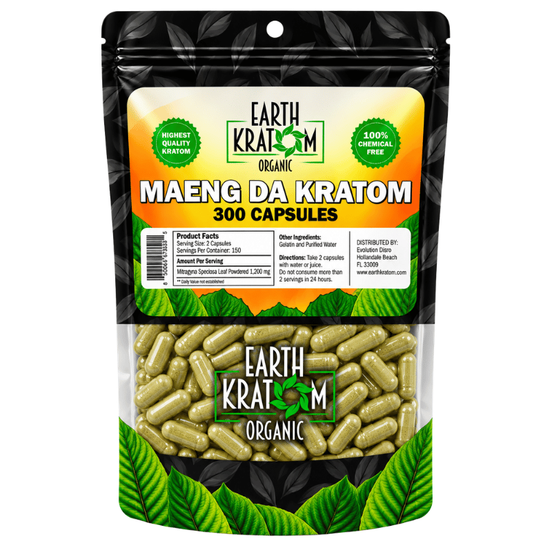earth kratom capsules maeng da 300ct