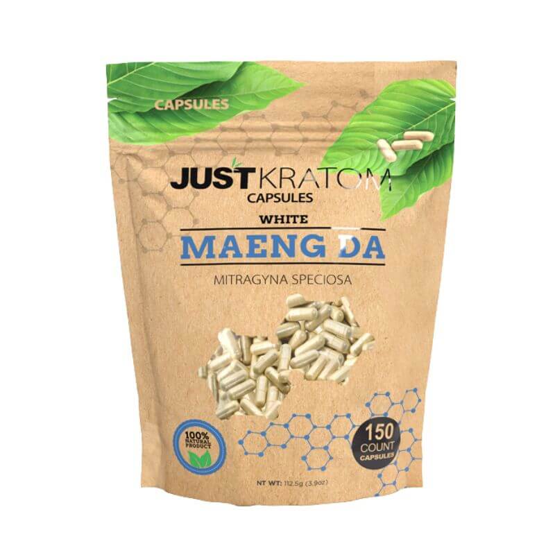 Just Kratom Capsules - 150 Count - Maeng Da White Vein