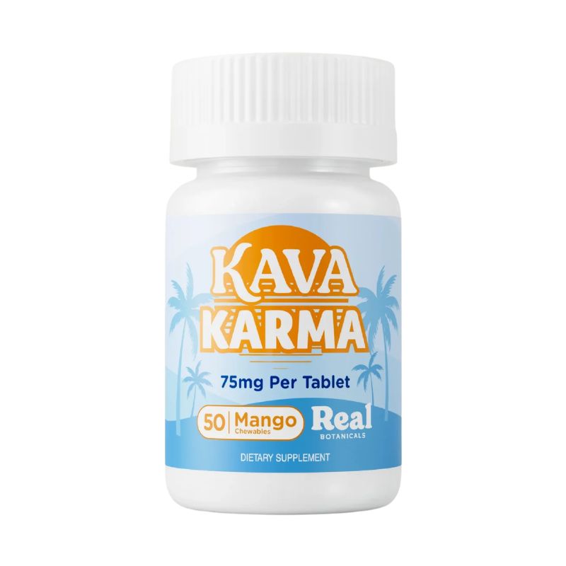 kava karma 50ct real botanicals kratom tablets