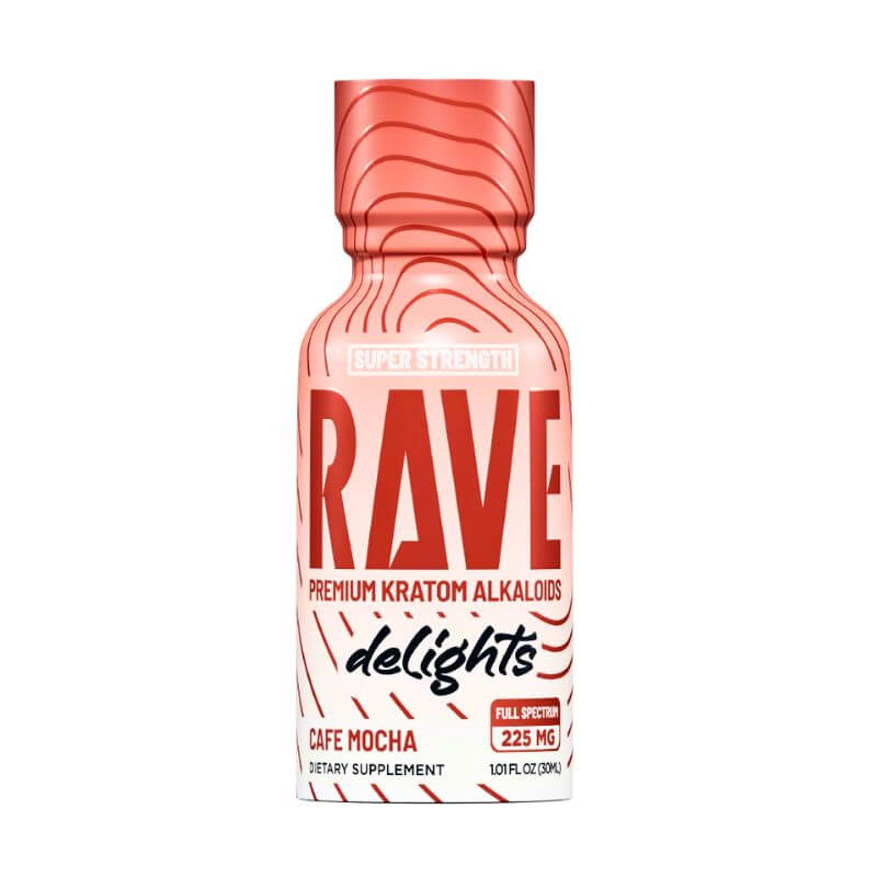 Rave kratom shot cafe mocha