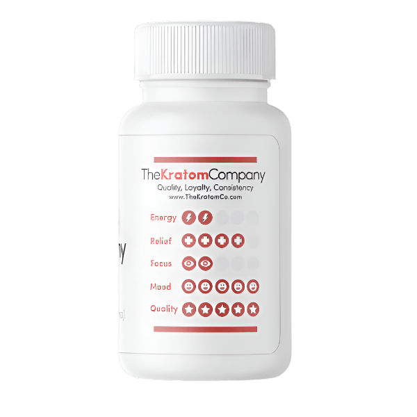 The Kratom Company Kratom Capsules 75ct - Bali Red Vein product information image