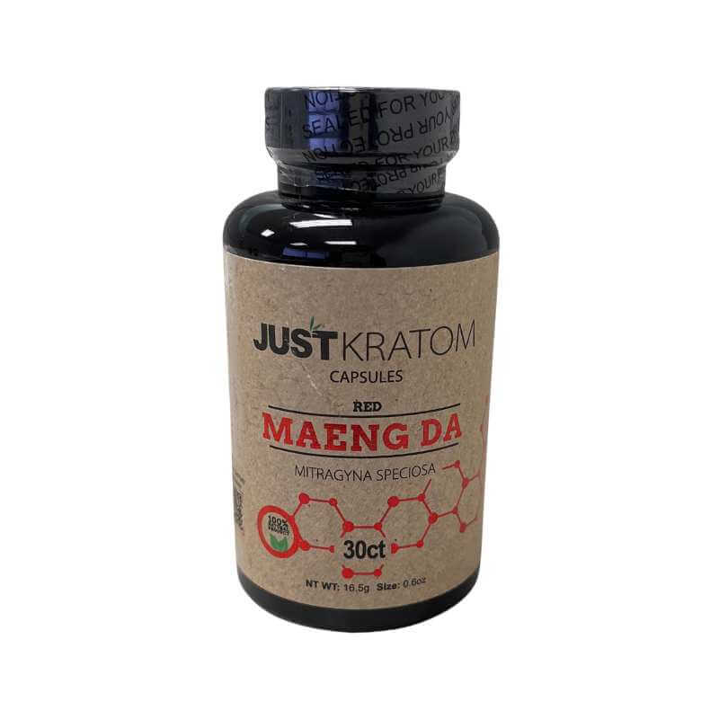 Just Kratom Capsules - 30 Count - Maeng Da Red Vein