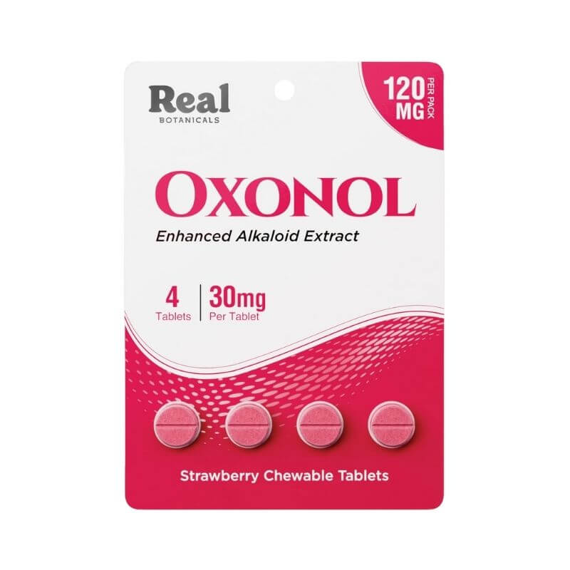Real Botanicals Oxonol Strawberry tablets - 4 Count