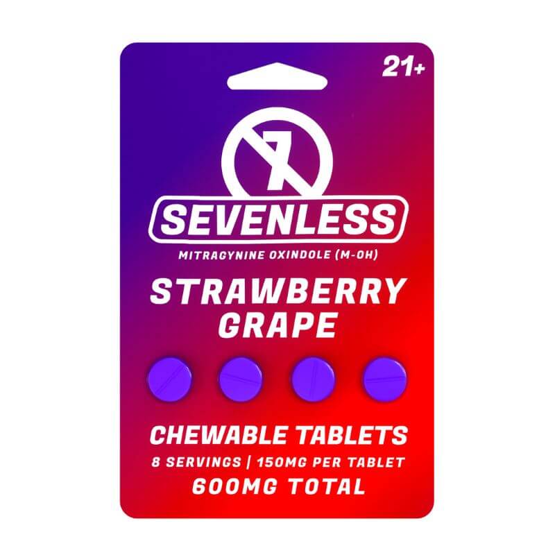Sevenless Mitragynine Oxindole tablets - Strawberry Grape