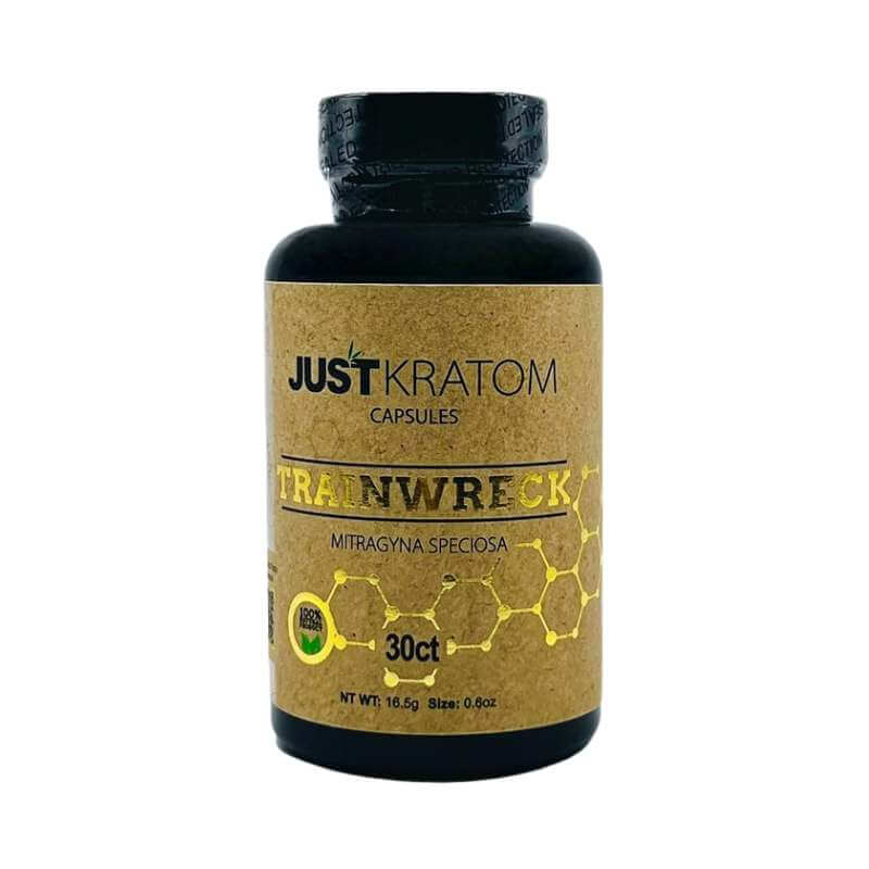 Just Kratom Capsules - 30 Count - Trainwreck