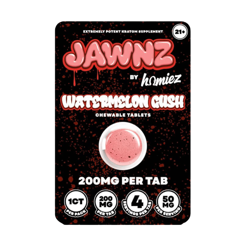 Homiez Kratom Extract tablets 200mg watermelon