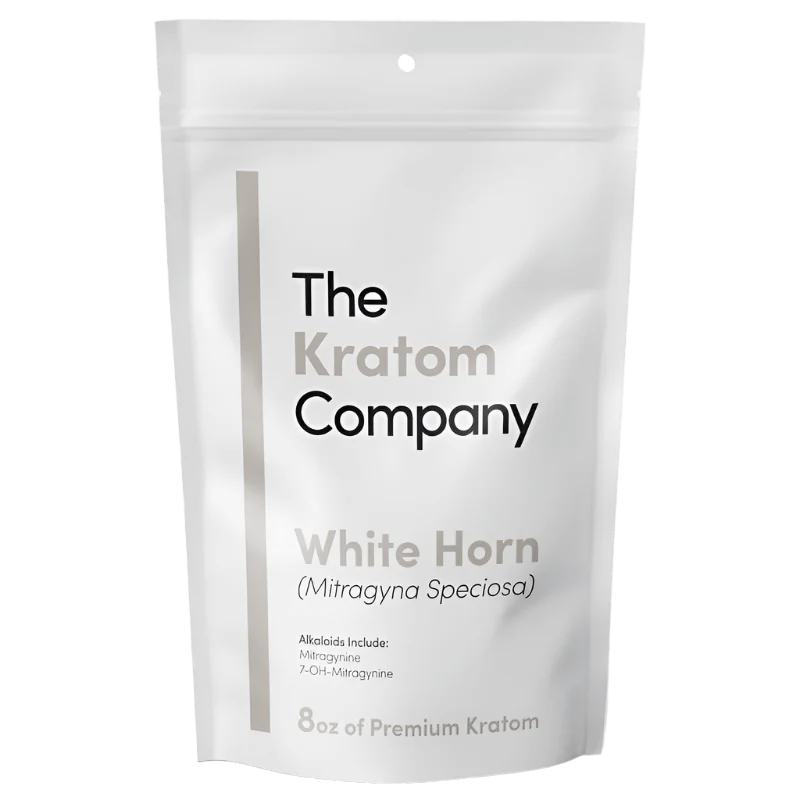 The Kratom Company Kratom Powder 8oz - White Horn Vein