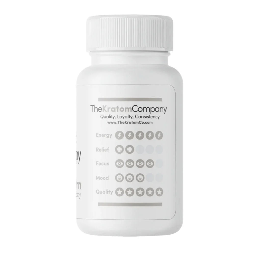 The Kratom Company Kratom Capsules 75ct - White Horn Vein product information image