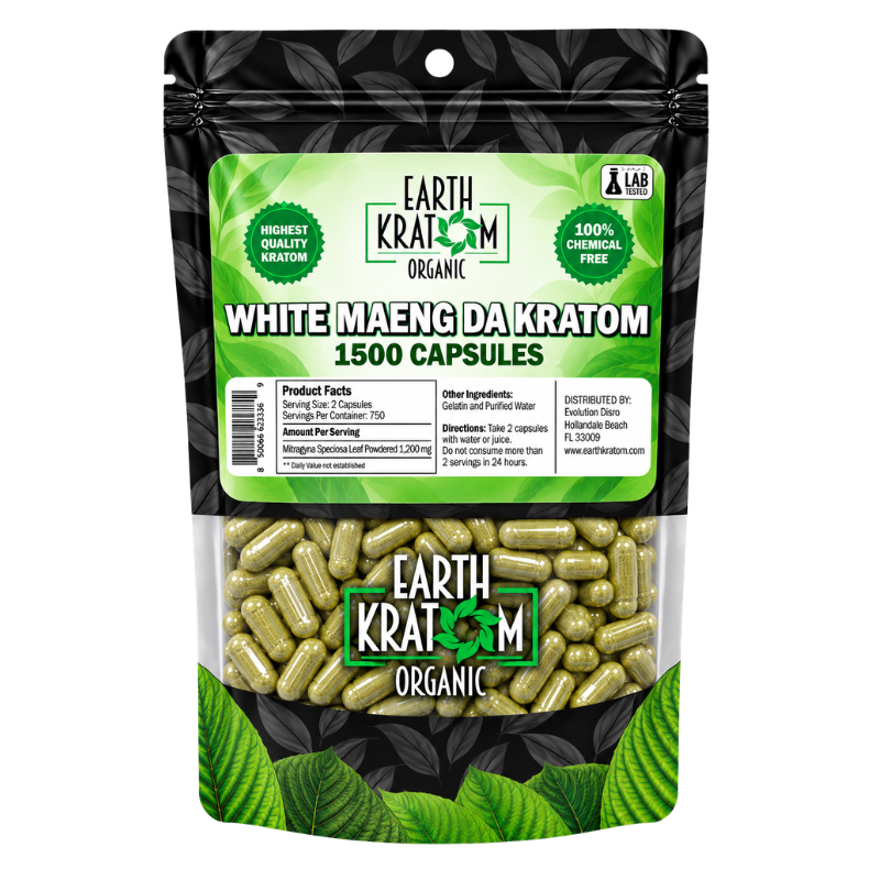 earth kratom capsules white maeng da 1500ct